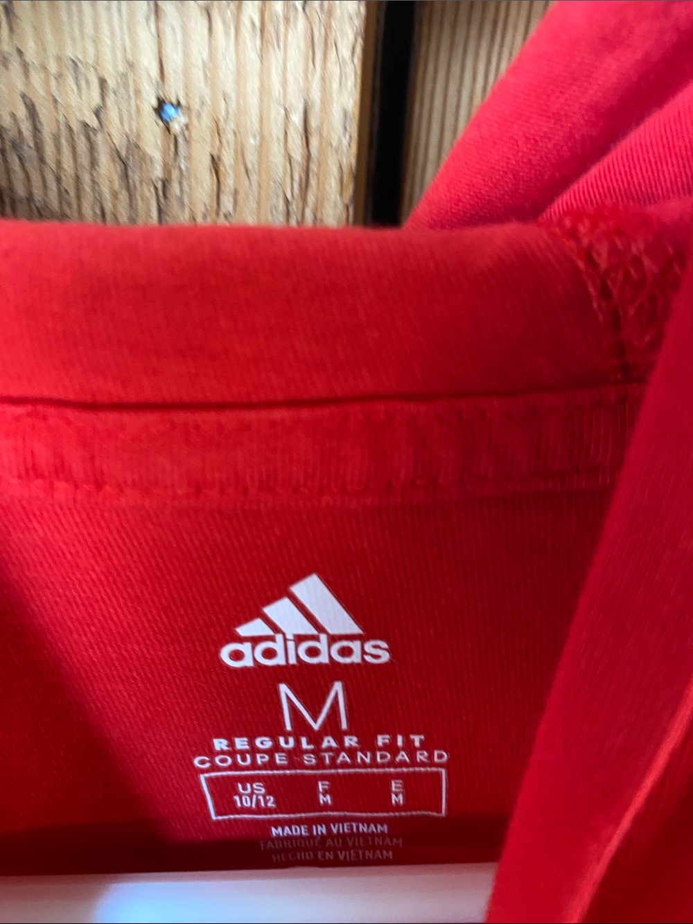 Adidas boys Red Crewneck Hoodie Long-Sleeve Shirt size medium 10-12. Regular fit - Picture 3 of 14